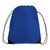 Royal-Blue - Large Drawstring Polyester Sports Pack (14" X 18")