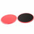 Red/Black Blank Back - 7" PVC Round Gym Gliding Disc Sliders