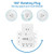 Mini Power Strip With USB Ports 7 In 1