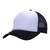 White/Black - 5 Panel Foam Mesh Back Trucker Cap