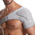 gray - Shoulder Support Brace with Pressure Pad