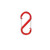 Red Blank - S-shaped Carabiner