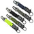 Rope Key Chain w/Whistle Flint Compass Thermometer