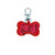 Red - Pet Collar LED Safety Light Bone Shape