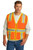 Safety Orange/Silver/Yellow Blank - CornerStone® ANSI 107 Class 2 Surveyor Zippered Two-Tone Vest