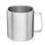 15 oz. Malva Double Wall Stainless Steel Mugs With Handle