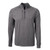 Black Heather - Cutter & Buck Adapt Eco Knit Heather Mens Quarter Zip Pullover