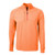 College Orange Heather - Cutter & Buck Adapt Eco Knit Heather Mens Quarter Zip Pullover
