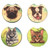 2.5 Inch Neoprene Coaster For Car