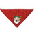 Customizable Christmas Triangular Washable Pet Bib