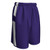 purple/white - CROSSOVER Reversible Basketball Short