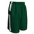 forest green/white - CROSSOVER Reversible Basketball Short