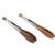 Wooden Handle BBQ Tongs with Bread & Pastry Clip