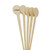 5" 100% Natural Bamboo Wooden Cocktail Pick/Mixing Stirrer