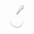 Acrylic Zipper Pulls 4 SQ INCH