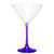 Purple Blank - 10 Oz. Luminarc Connoisseur Martini Glasses