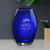 Cobalt Oval Vase 10-1/2"