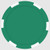 Green - 11.5 gram ABS Poker Chips with 6 Stripes (Full Color Laminated Decals)