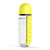 Clear/Yellow - 20 Oz. In Style Pill Organizer Water Bottle