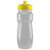 Clear/Yellow Blank - 24 Oz. Eclipse Bottle w/ Push Pull Lid