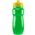 Translucent Green/Yellow Blank - 24 Oz. Eclipse Bottle w/ Push Pull Lid