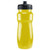 Translucent Yellow/Black Blank - 24 Oz. Eclipse Bottle w/ Push Pull Lid