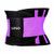 Black/Purple Logo Front - Waist Support Trimmer Belt