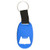 Blue Blank - Oval Aluminum Bottle Opener w/ Key Ring