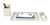 Easton 3 Piece Desktop Organizer Set - Light Grey