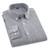 Gray - Casual Oxford Long-sleeved Shirt