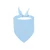Blue Blank - Pet Triangle Solid Bandanna