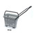 35L Portable Plastic Rolling Shopping Basket Cart With Handle & Wheels 19 1/2"x13 1/2"x12" LOW MOQ