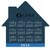 Sublimated House Shape Mouse Pad