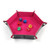 Magenta Blank - Hexagonal Velvet Dice Tray