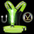 LED Reflective Vest Safety Gear w/ Pocket