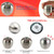 Apple Shaped Mechanical Countdown Clock Timer Alarm