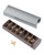 Silver Blank - In Transit Travel Weekly Pill Organizer Box