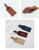 Mini Rectangular Shape PU Leather Luggage Personalizable Travel ID Tag For Travel Business Trip