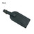Mini Rectangular Shape PU Leather Luggage Personalizable Travel ID Tag For Travel Business Trip