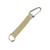 Tan - 3/4" Carabiner Pocket Lanyard