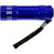 Blue Blank - Aluminum 9 LED Flashlight with Batteries & Carry Strap