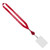 Red Red Blank - 3/4" Retractable Lanyard with 3" x 4" ID Badge