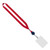 Red Navy Blank - 3/4" Retractable Lanyard with 3" x 4" ID Badge