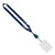 Navy Blank - 3/4" Retractable Lanyard with 3" x 4" ID Badge