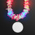 Light Up Hawaiian Leis with Custom White Medallion - Domestic Print