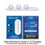 White with Custom 4" x 6" Card - Cable Organizer 3 Clips with Standard Packaging
