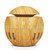 Shallow Wooden-Grain Blank - Round LED Light Mist Oil Diffuser Humidifier