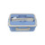 Blue - Wheat Straw Portable Lunch Box Set Of 3