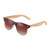 Walnut Wood Templed Sunglasses