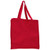 Red - 12 Oz. Cotton Canvas Book/Tote Bag USA Decorated (14"x15"x 4")